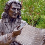 Isaac Newton sundial